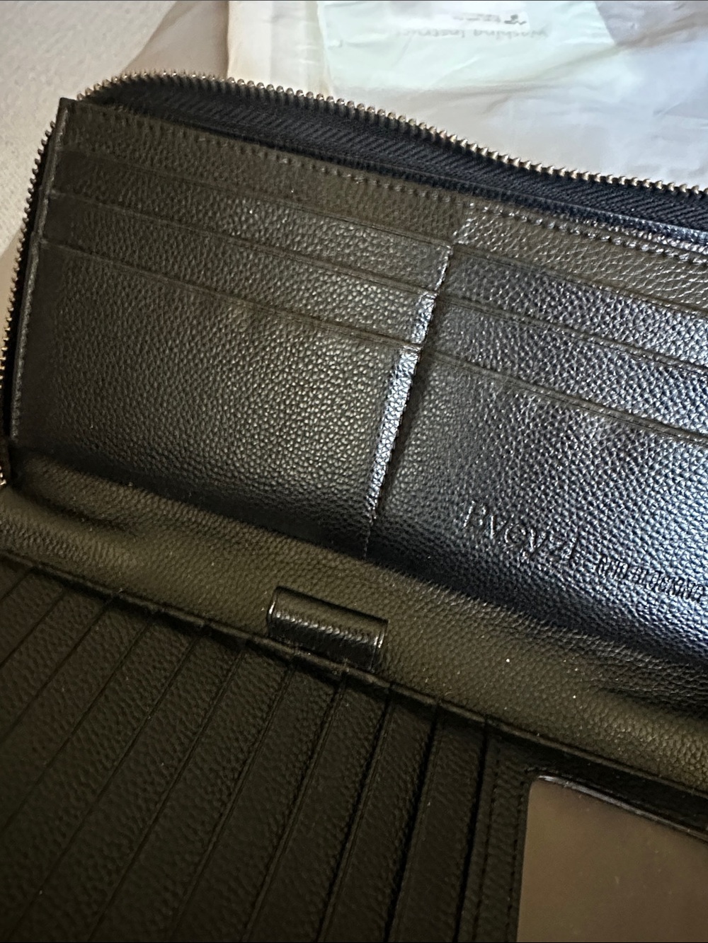 Classic Black Zip-Around Women's Wallet - Organized Card Keeper